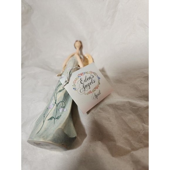 April Eden’s Angel Diamond Sweet Pean Figurine 2008 #301204 by Giftcraft - Picture 5 of 6